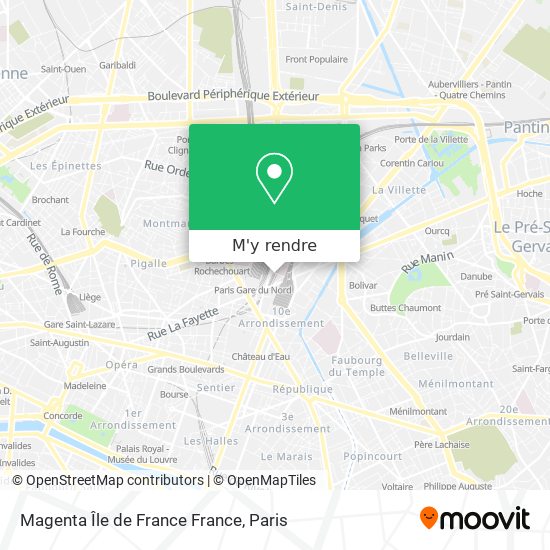 Magenta Île de France France plan