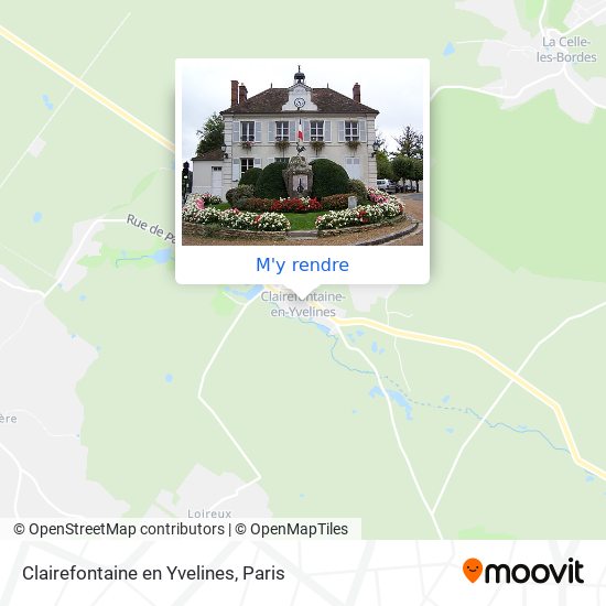 Clairefontaine en Yvelines plan