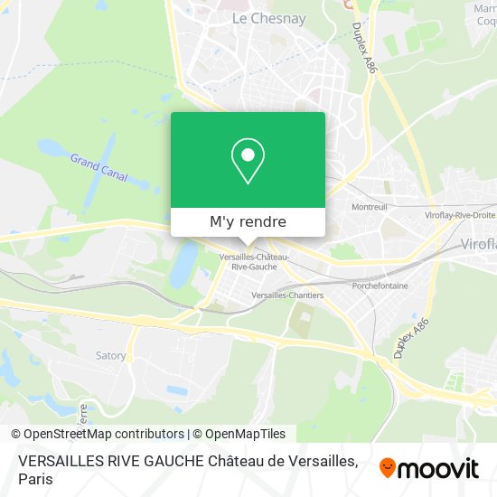 VERSAILLES RIVE GAUCHE Château de Versailles plan