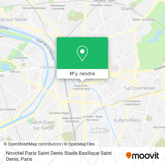 Novotel Paris Saint Denis Stade Basilique Saint Denis plan