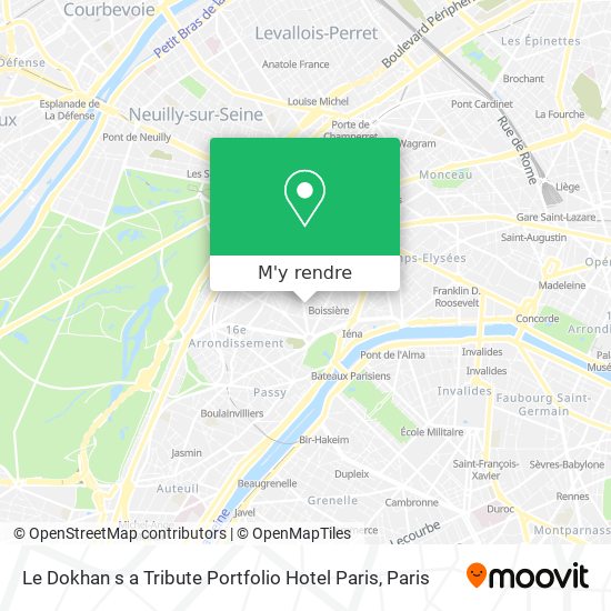 Le Dokhan s a Tribute Portfolio Hotel Paris plan
