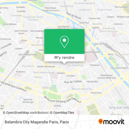 Belambra City Magendie Paris plan