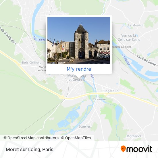 Moret sur Loing plan