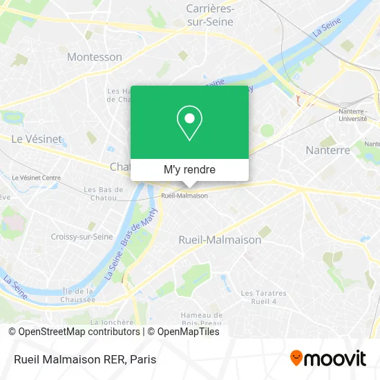 Rueil Malmaison RER plan