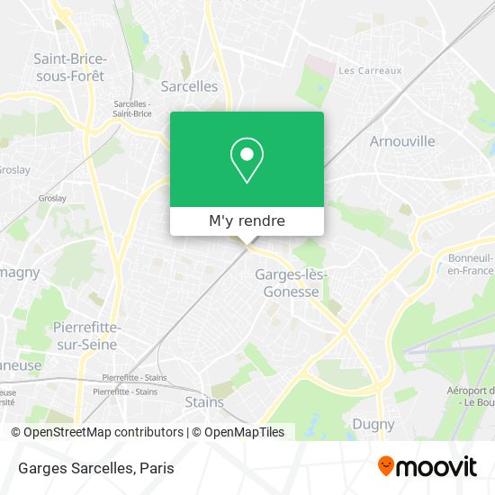 Garges Sarcelles plan