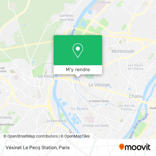 Vésinet Le Pecq Station plan