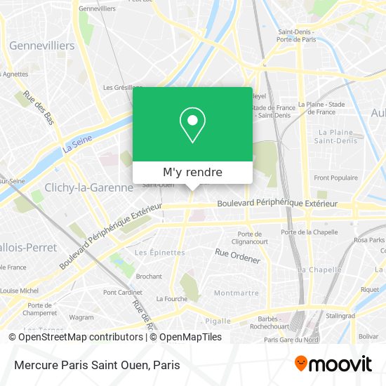 Mercure Paris Saint Ouen plan