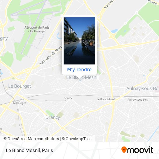 Le Blanc Mesnil plan