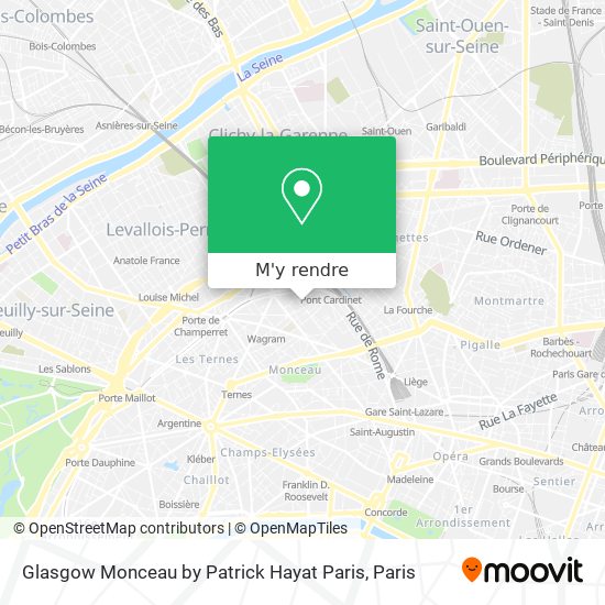 Glasgow Monceau by Patrick Hayat Paris plan