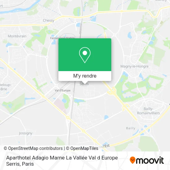 Aparthotel Adagio Marne La Vallée Val d Europe Serris plan