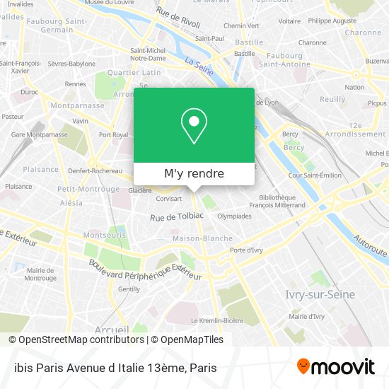 ibis Paris Avenue d Italie 13ème plan