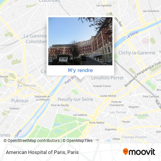American Hospital of Paris plan
