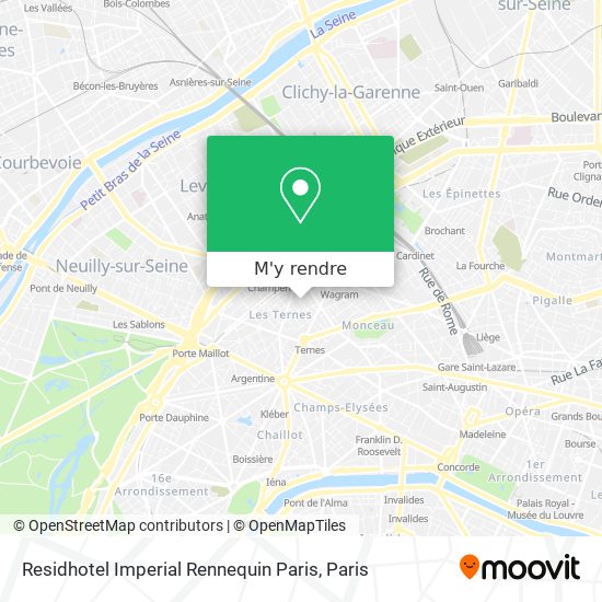 Residhotel Imperial Rennequin Paris plan