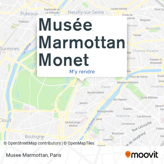 Musee Marmottan plan