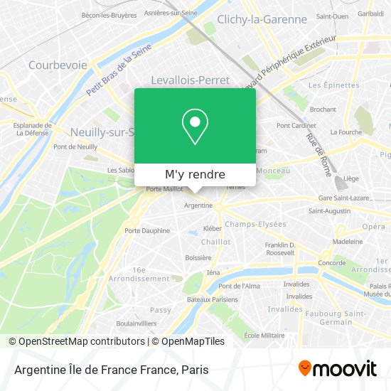 Argentine Île de France France plan