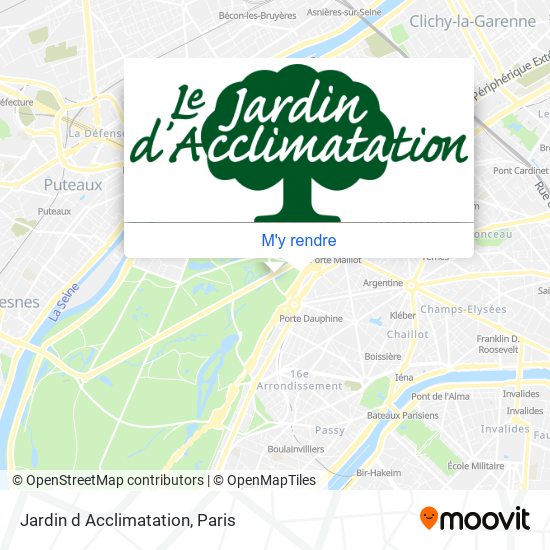 Jardin d Acclimatation plan