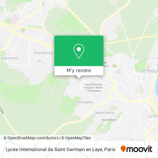 Lycée International de Saint Germain en Laye plan