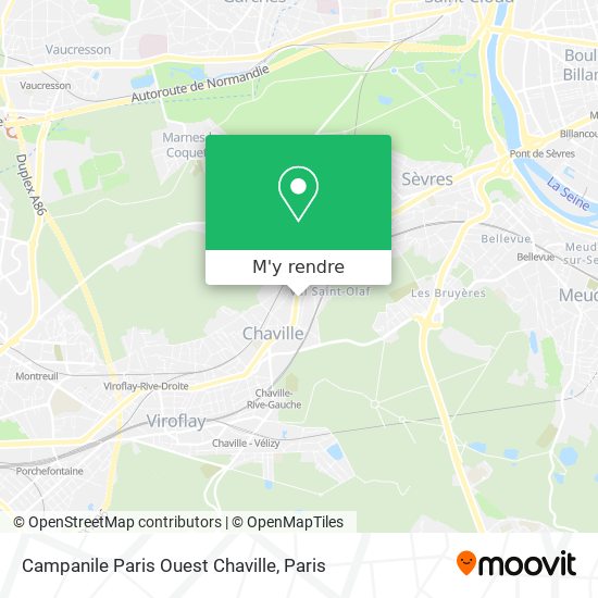 Campanile Paris Ouest Chaville plan