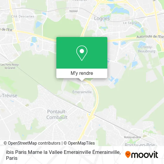 ibis Paris Marne la Vallee Emerainville Émerainville plan
