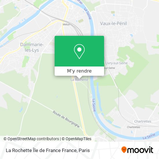 La Rochette Île de France France plan