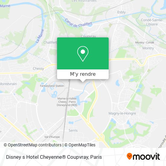 Disney s Hotel Cheyenne® Coupvray plan