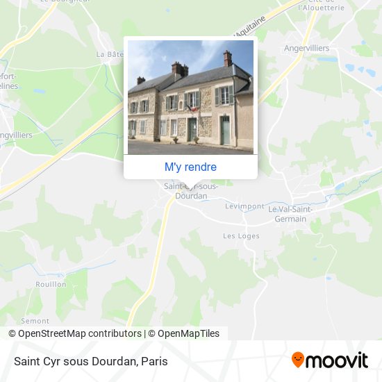Saint Cyr sous Dourdan plan