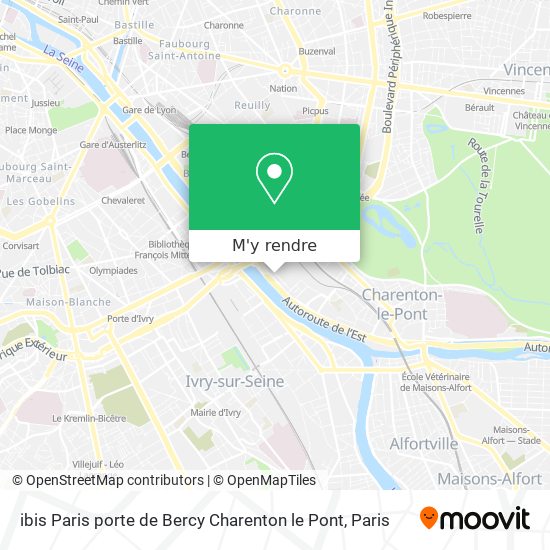 ibis Paris porte de Bercy Charenton le Pont plan