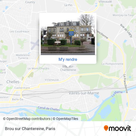 Brou sur Chantereine plan