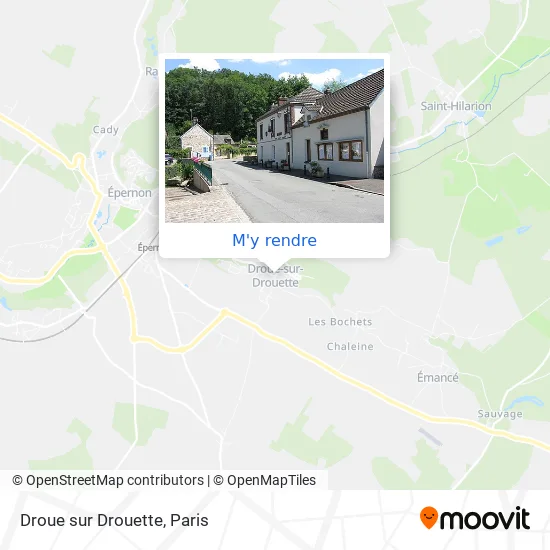 Droue sur Drouette plan