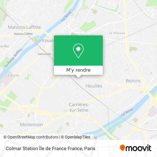 Colmar Station Île de France France plan