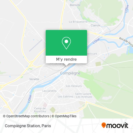 Compiègne Station plan