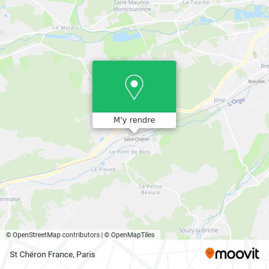 St Chéron France plan