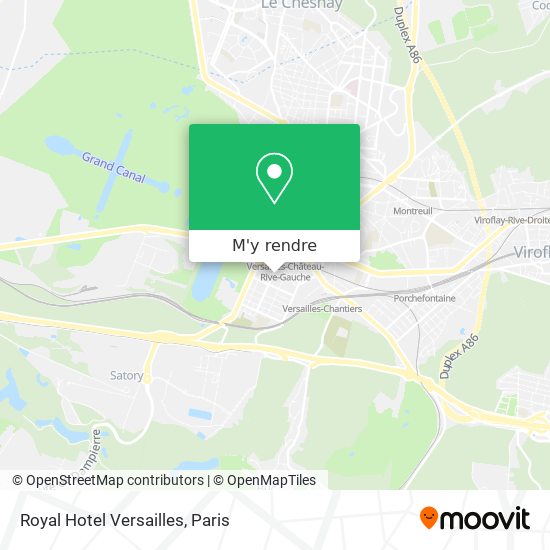 Royal Hotel Versailles plan