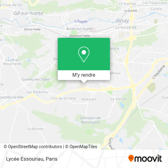 Lycée Essouriau plan