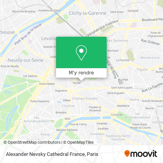 Alexander Nevsky Cathedral France plan
