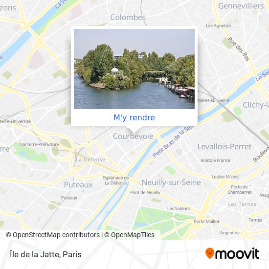 Île de la Jatte plan