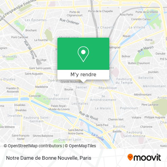 Notre Dame de Bonne Nouvelle plan