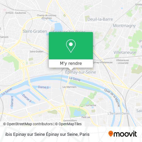 ibis Epinay sur Seine Épinay sur Seine plan