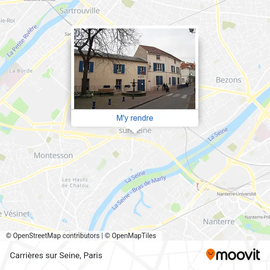 Carrières sur Seine plan