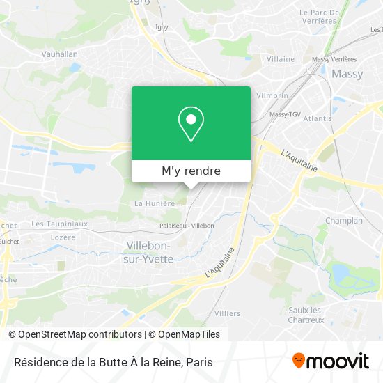 Résidence de la Butte À la Reine plan