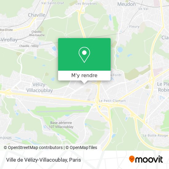 Ville de Vélizy-Villacoublay plan