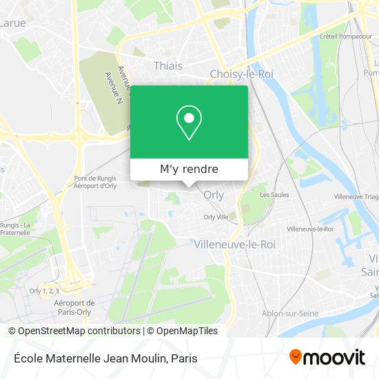 École Maternelle Jean Moulin plan