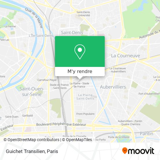 Guichet Transilien plan