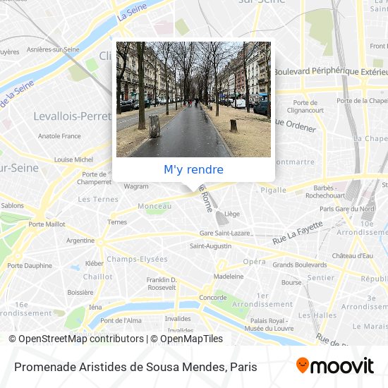 Promenade Aristides de Sousa Mendes plan
