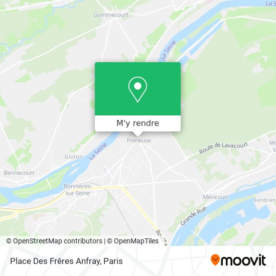 Place Des Frêres Anfray plan