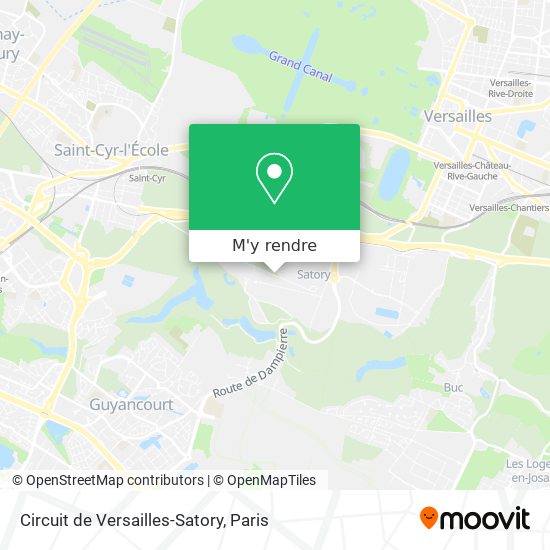 Circuit de Versailles-Satory plan