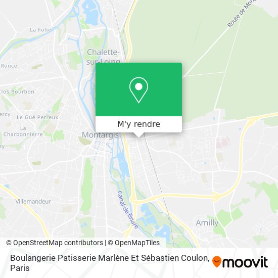 Boulangerie Patisserie Marlène Et Sébastien Coulon plan