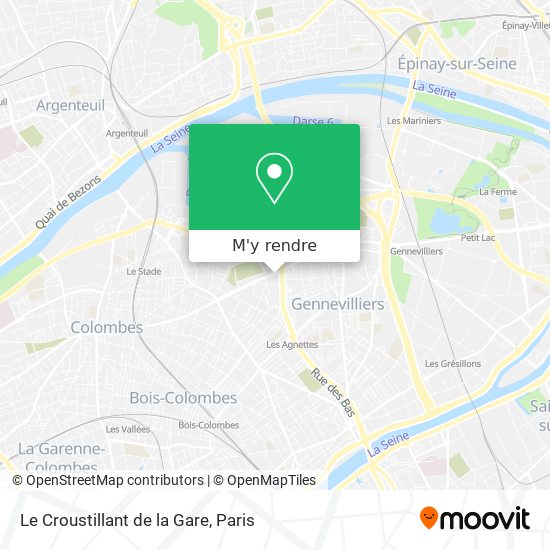 Le Croustillant de la Gare plan