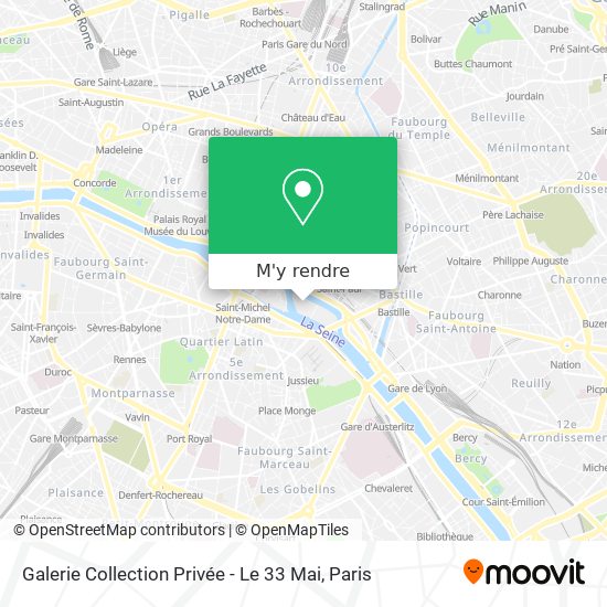 Galerie Collection Privée - Le 33 Mai plan