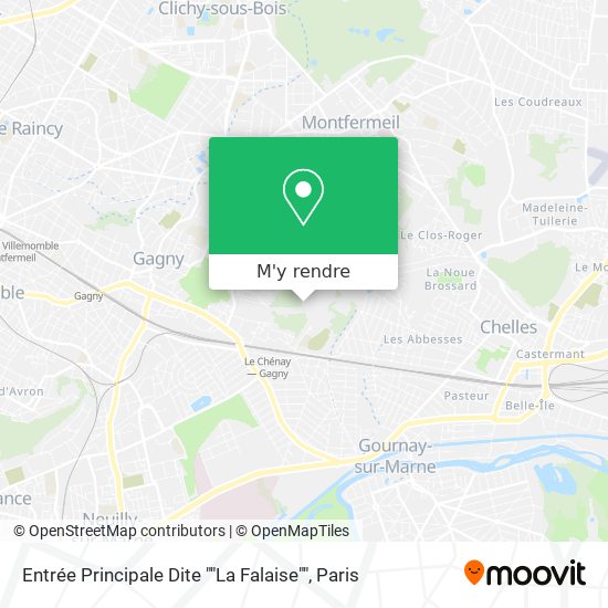 Entrée Principale Dite ""La Falaise"" plan